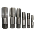 6 Piece High Speed Steel NPT Pipe Tap Set U4943