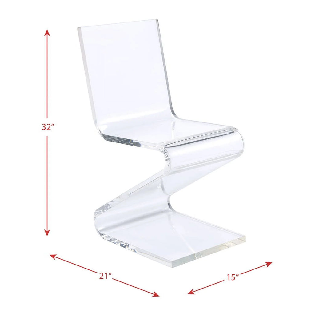 Modern Acrylic Plastic Accent Chair T9600