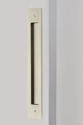 Modern Rectangular Flush Pull Satin Nickel C5310