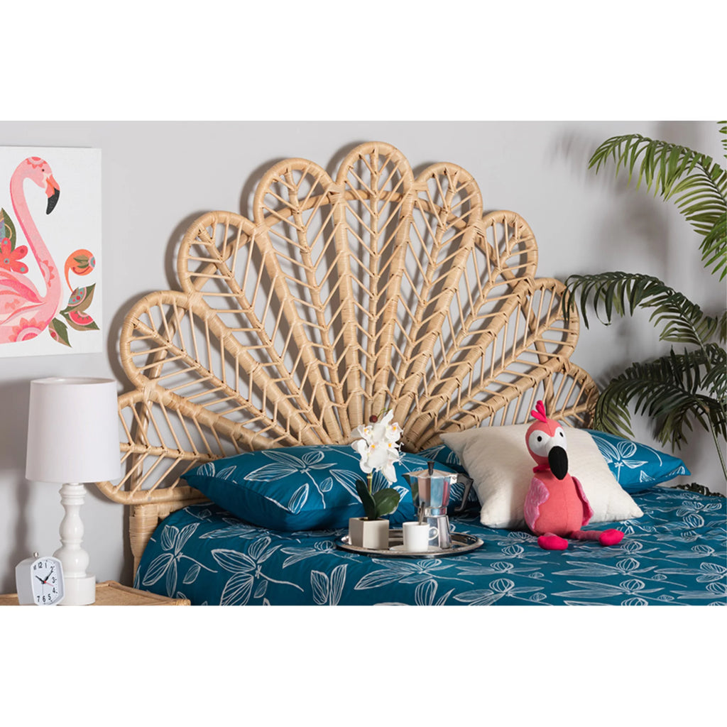 Queen Size Rattan Headboard D1865