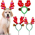 Light up Pet Christmas Headbands 3 Pieces I61098