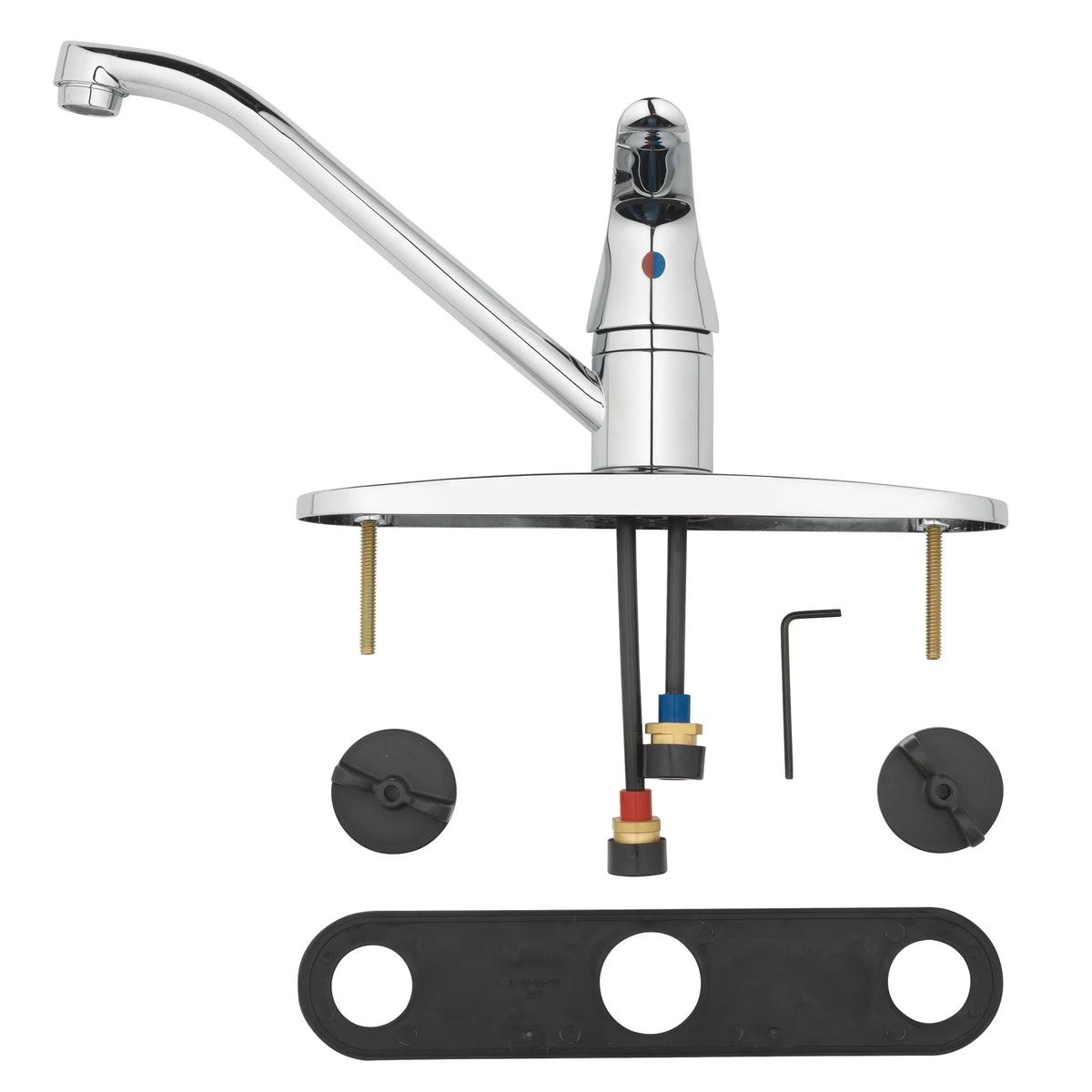 8" Widespread Single Handle Kitchen Faucet Chrome Q2812