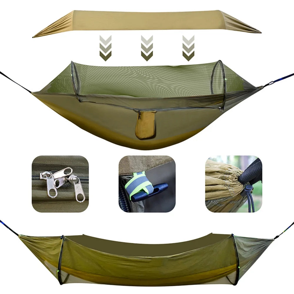 Waterproof Camping Hammock with Mosquito Net L691732