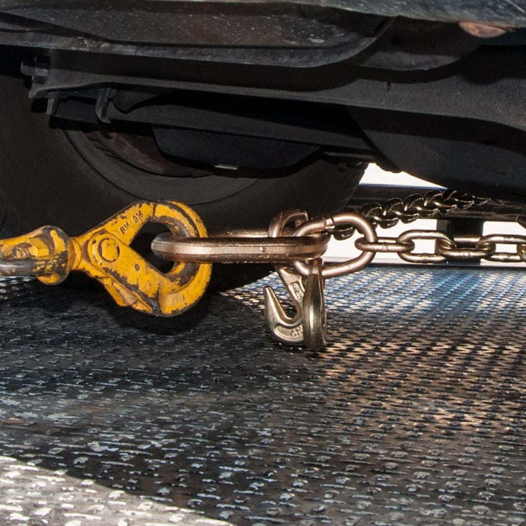 Towing Chain Bridle with Forged 4 Inch Mini J Hooks - Grade 70 Chain - 36 Inches Long - 4,700 Pound Safe Working Load V893