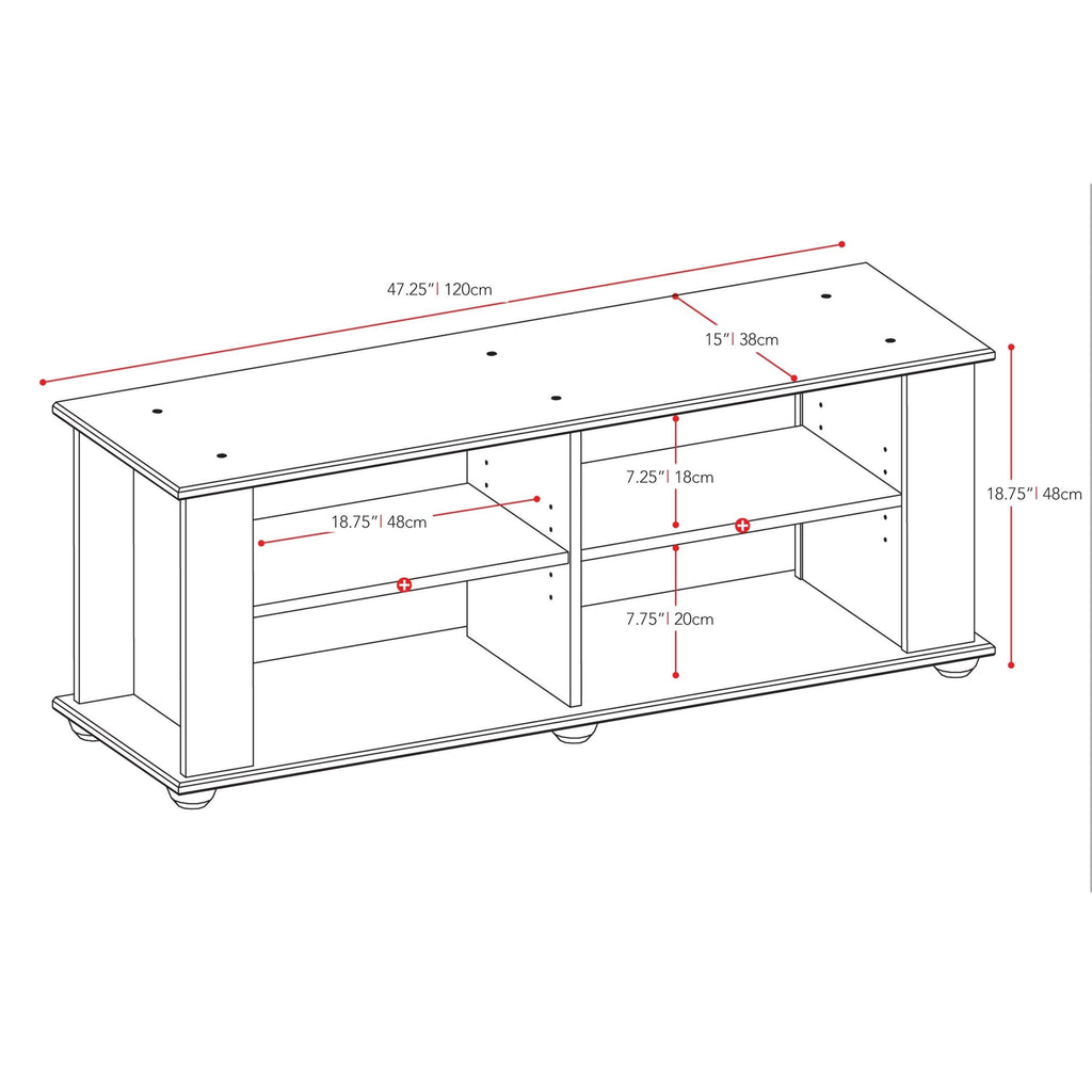Black TV / Component Stand R60354