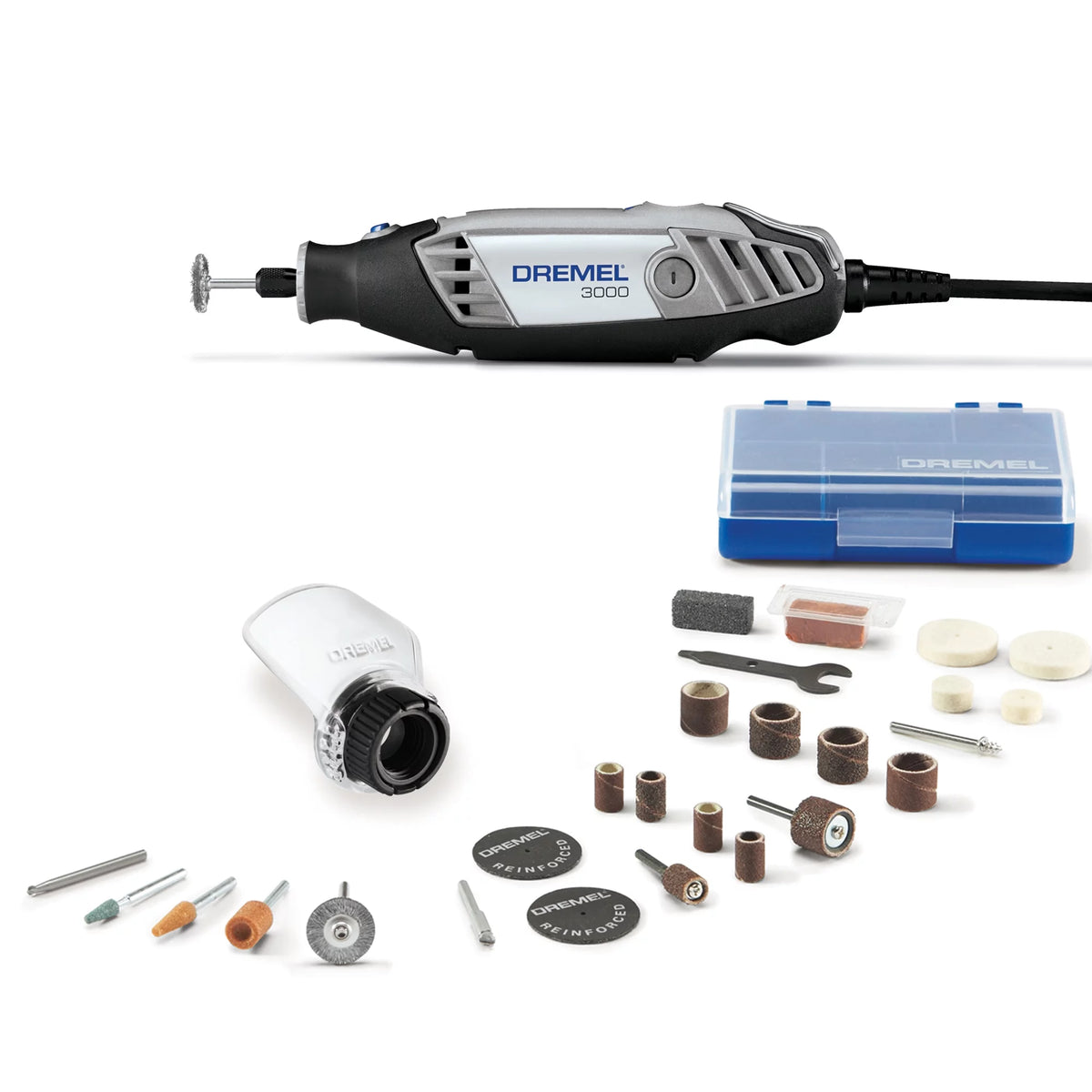 Variable Speed Corded Rotary Tool with 25 Accessories M62078
