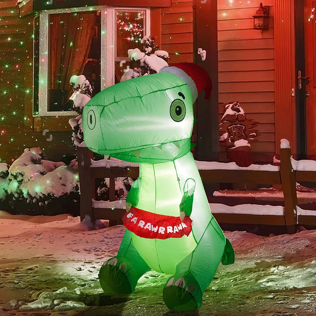 Outdoor Dinosaur Christmas Yard Inflatable V817