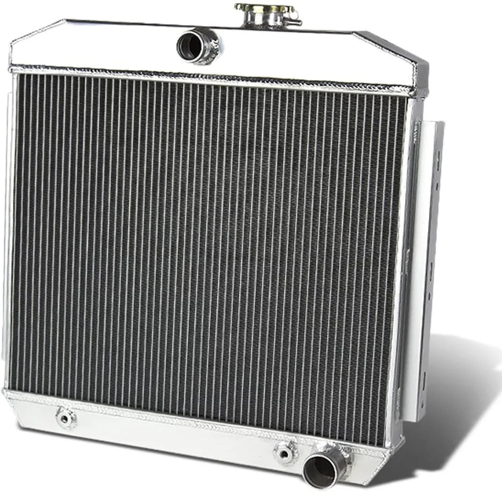 62mm 3Row Aluminum Radiator For 1955-1957 Chevy Bel Air Nomad V8 MT V1400