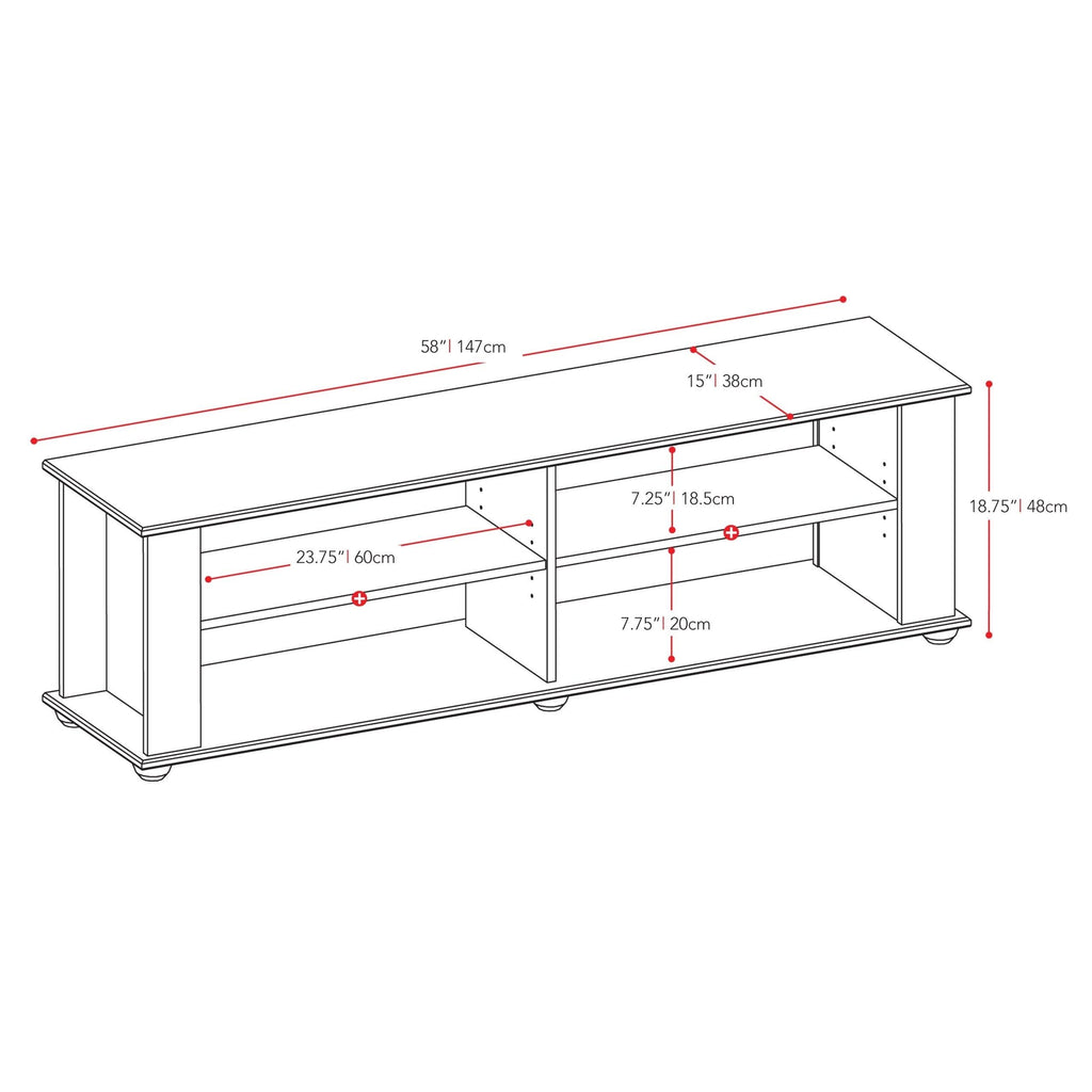 Black TV / Component Stand R60354