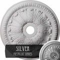 Hand-Painted Silver Ceiling Medallion M74040