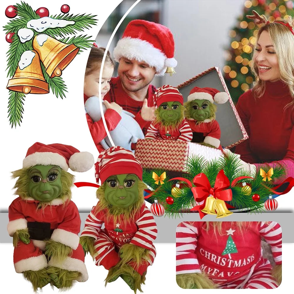 Grinch Stuffed Plush Elf Doll A4087