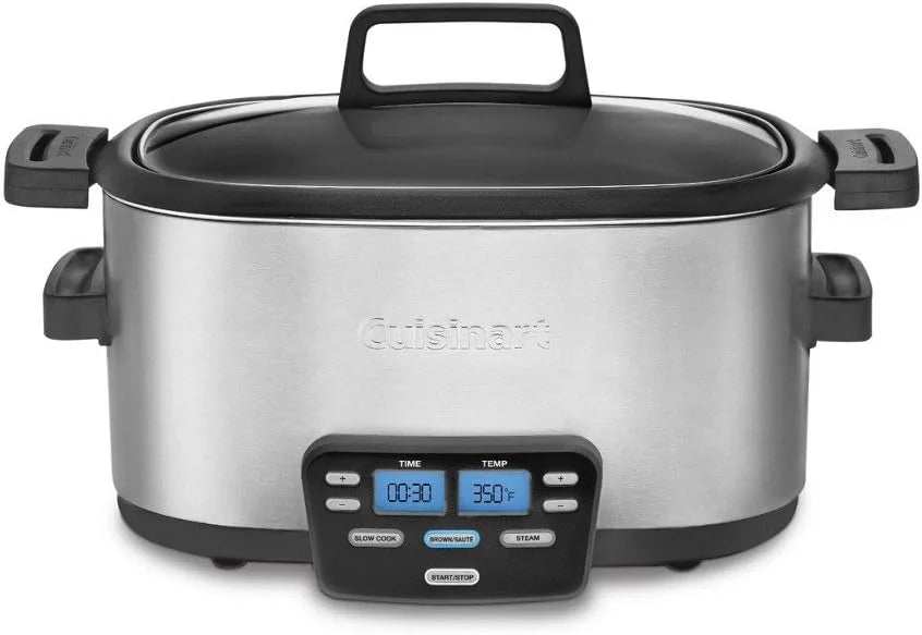 6 Quart 3-in-1 Stainless Steel Multicooker N1502