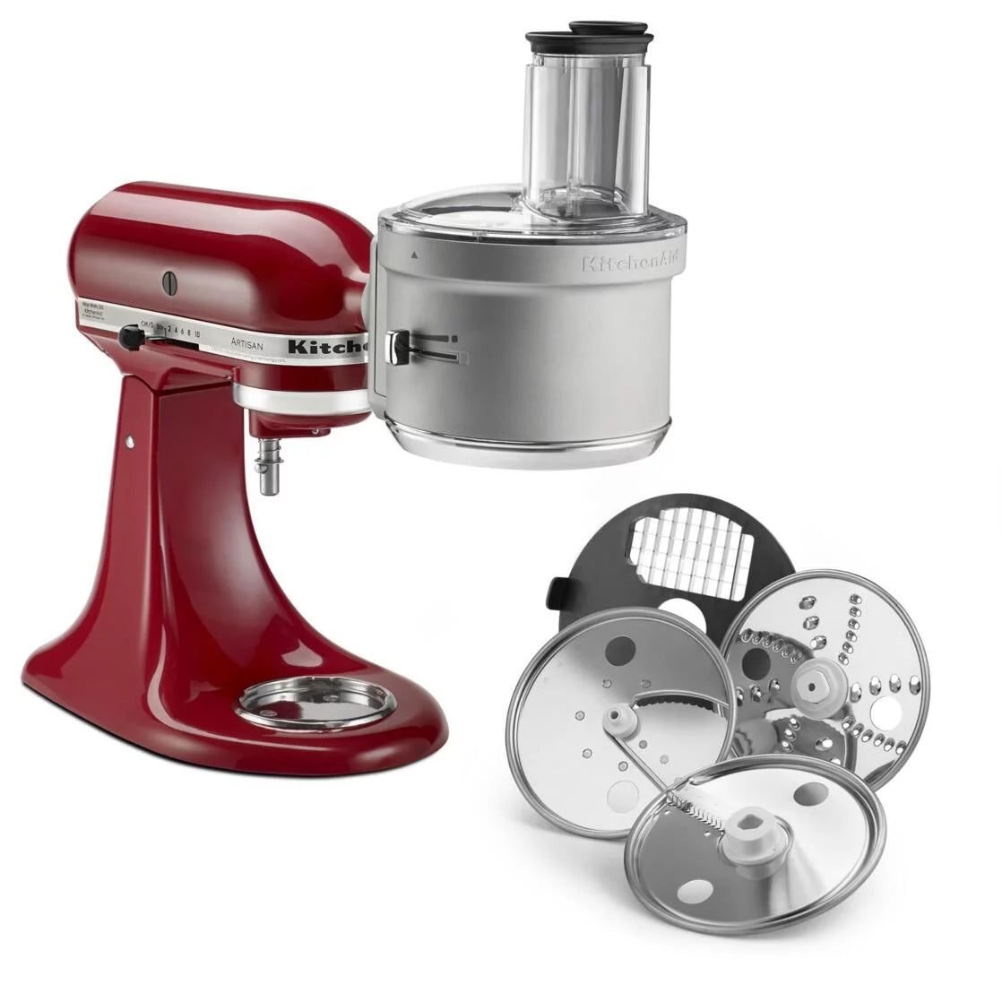 Gray Food Processor Attachment with Dicing Kit J981