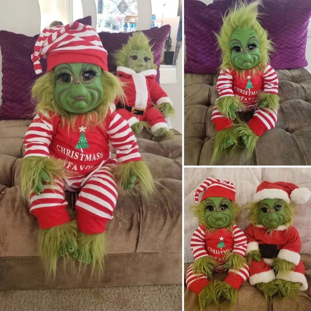 Grinch Stuffed Plush Elf Doll A4087