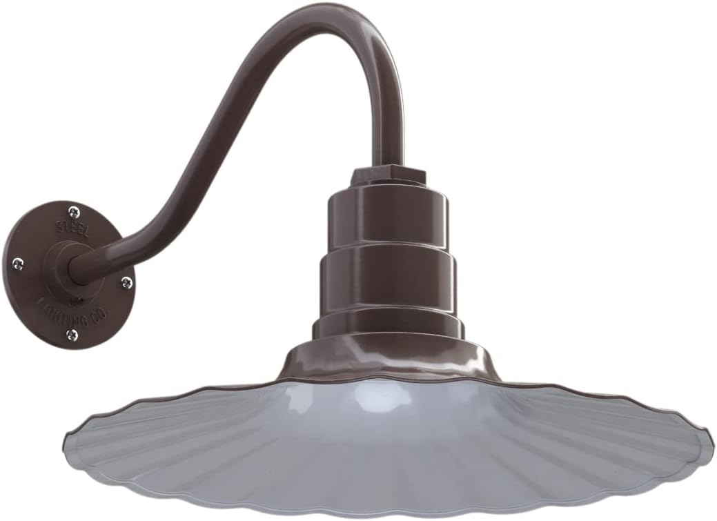 16 inch Galvanized Outdoor Barn Light R2885