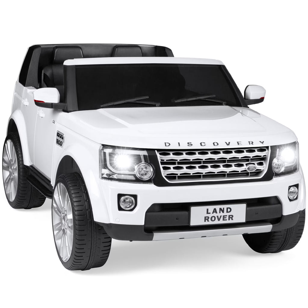 White 2-Seater Ride On Car Toy with Parent Remote Control D62662