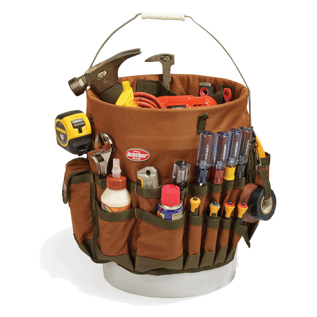 Brown Bucket Tool Organizer N20266