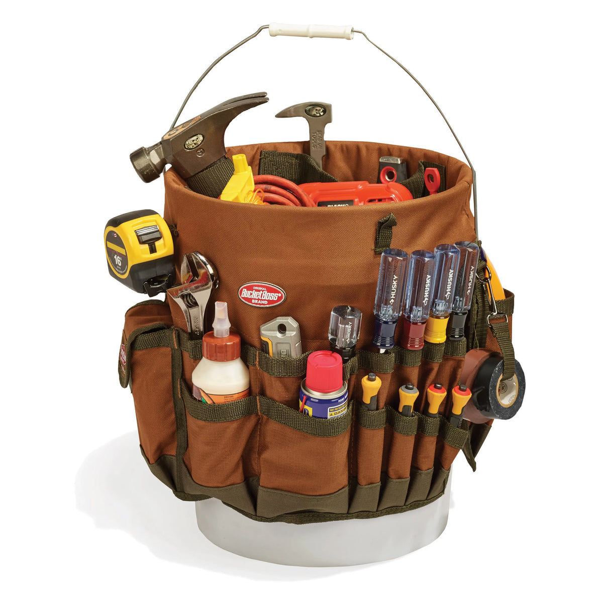 Brown Bucket Tool Organizer N20266