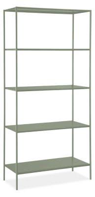 Slim Bookcase Sage Green Grey H208773