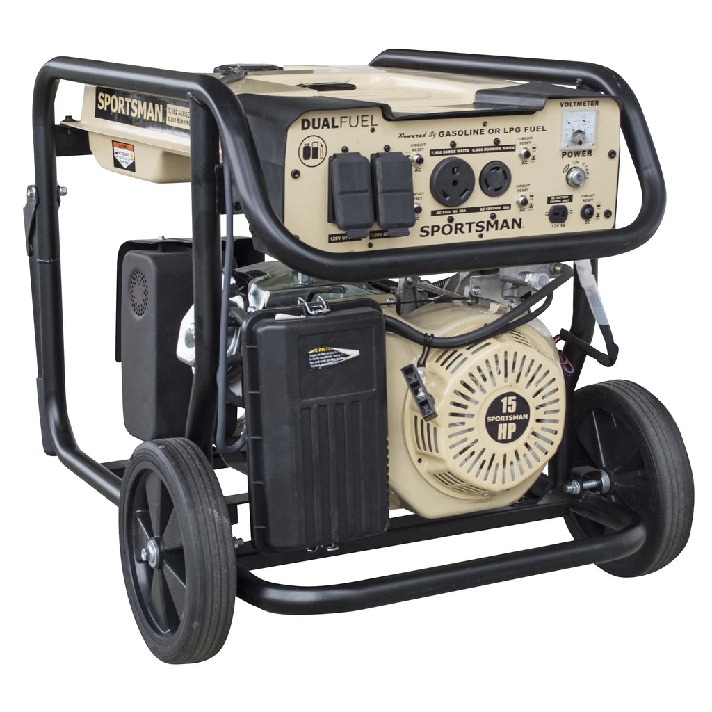 7500 Watt Dual Fuel Generator J998856