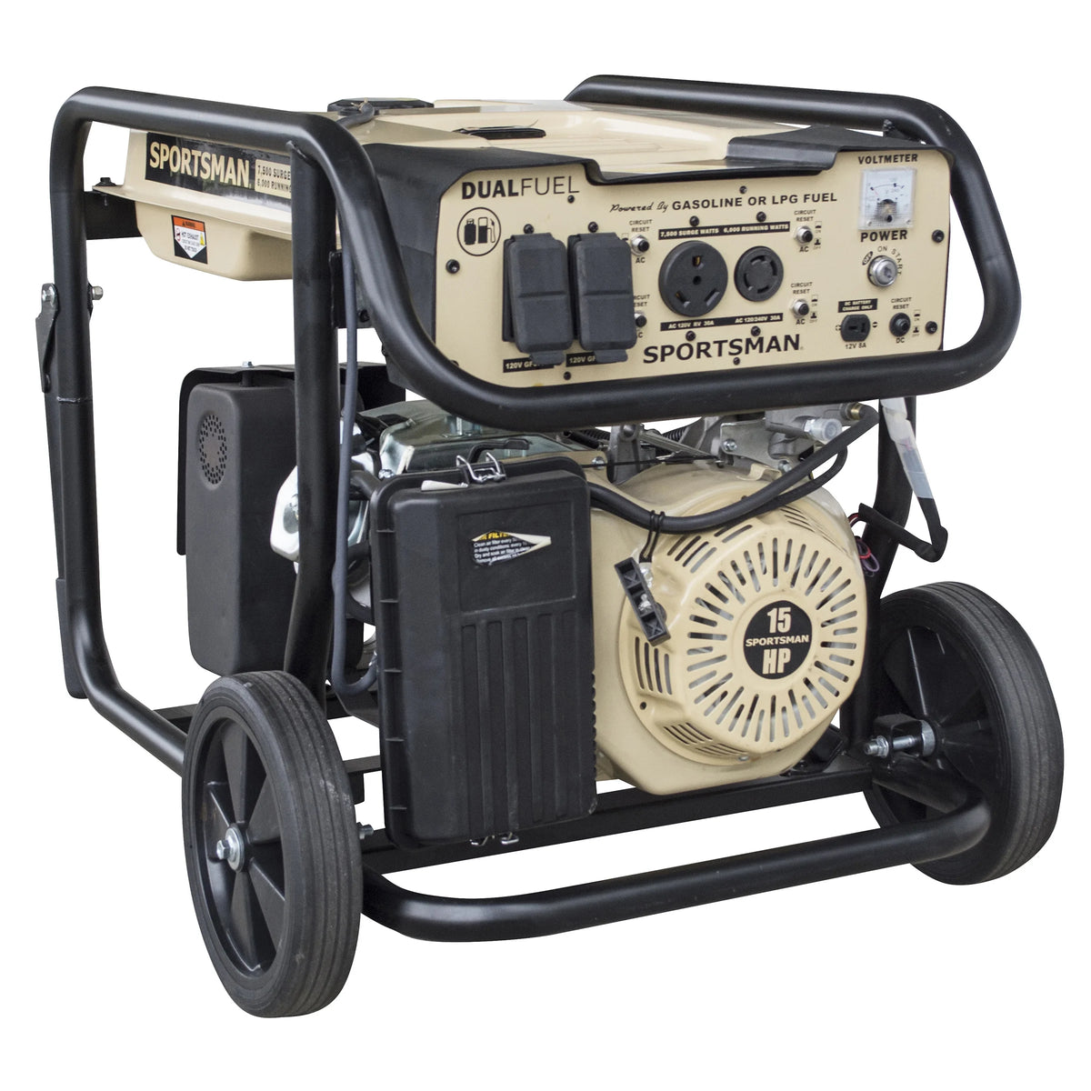 7500 Watt Dual Fuel Generator J998856