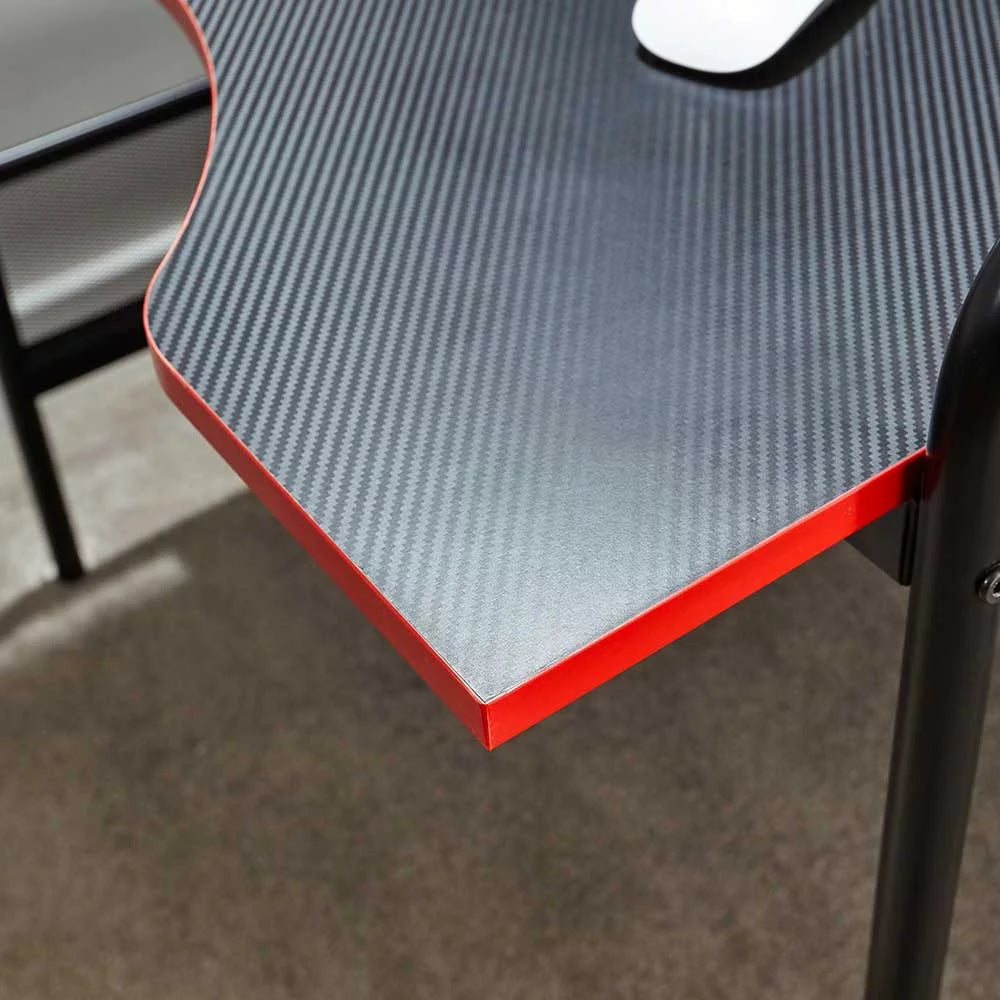 Black/Red Gaming Desk V8687
