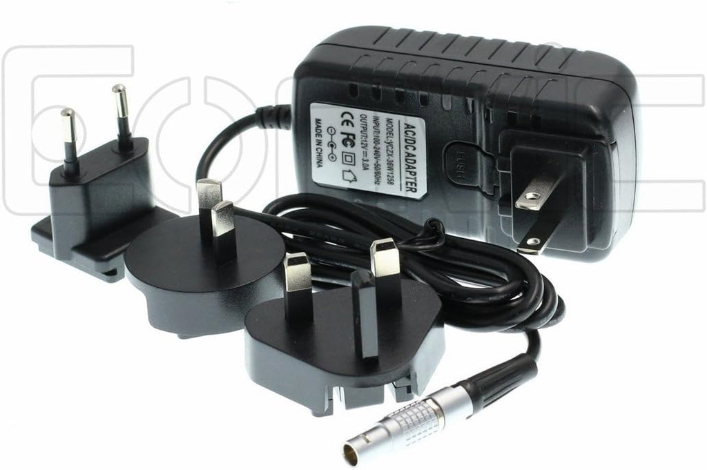 Right Angle 2 Pin to AC Power Adapter Cable with US EU Plugs O506