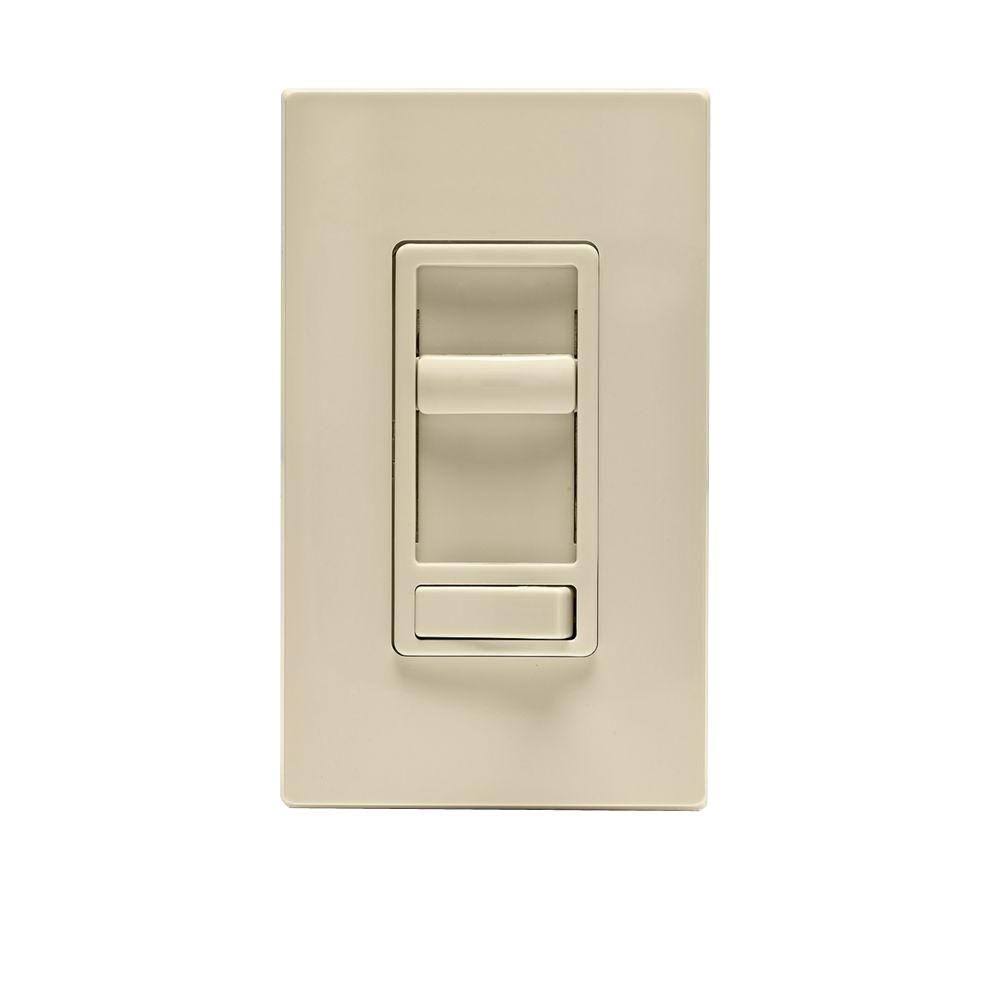 10-Pack Light Almond Slide Dimmer Q8987