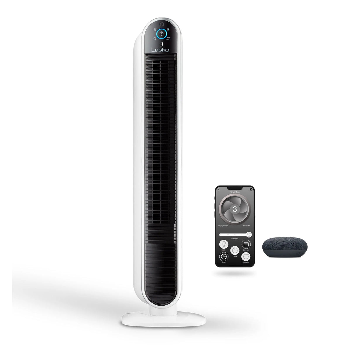Black Smart Tower Fan N61854