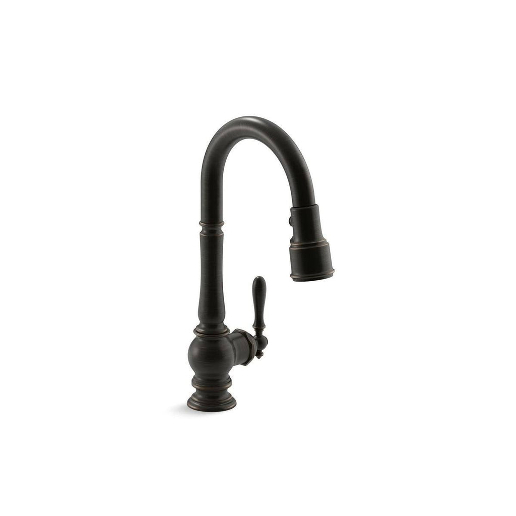Single Handle Pull Down Kitchen Faucet F132228