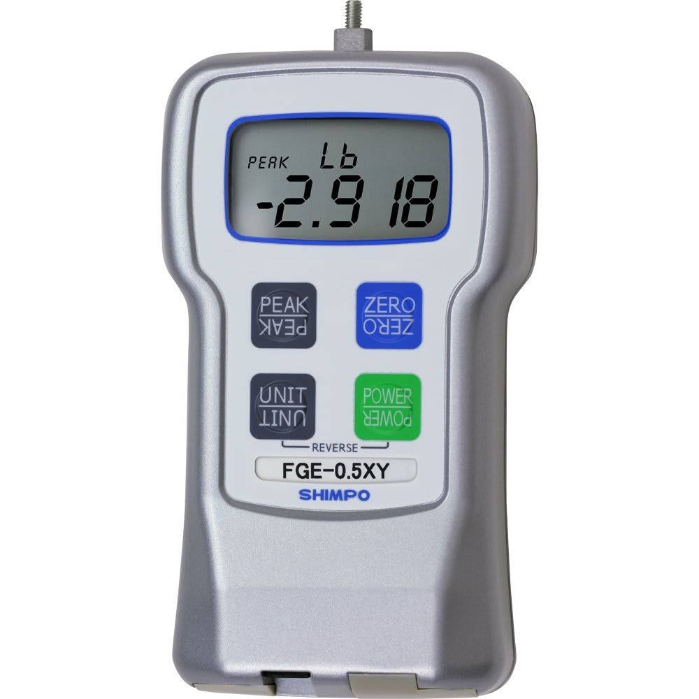 Digital Force Gauge with 180 Degree Reversible Display, 200 lb Capacity I779884