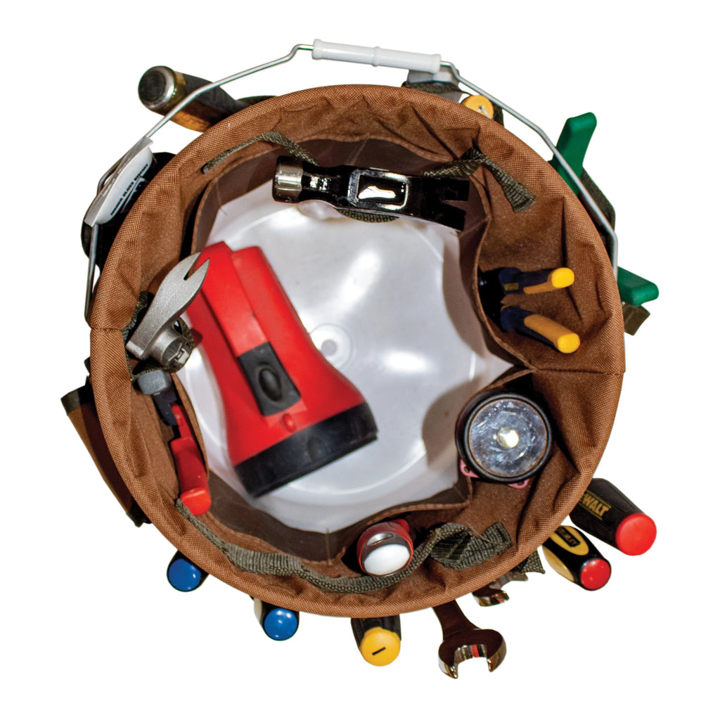 Brown Bucket Tool Organizer N20266