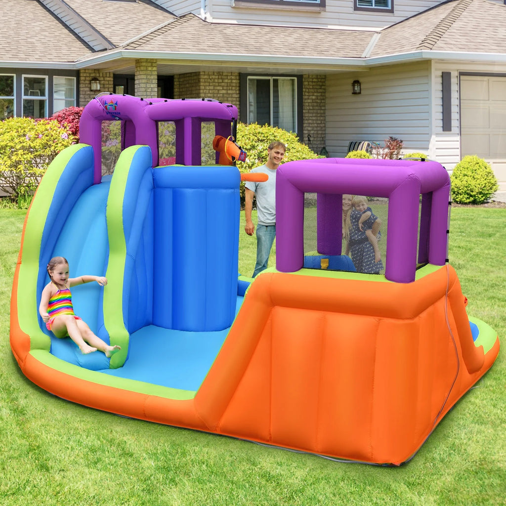 Inflatable Water Slide Bouncer with Climbing Wall M98304
