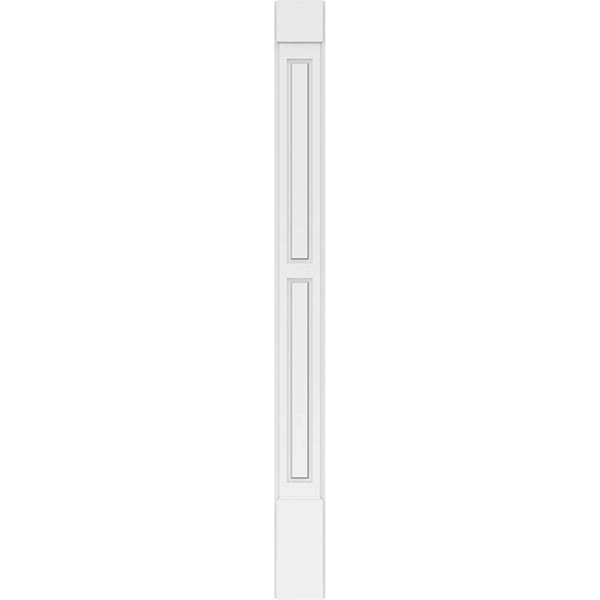 Two Equal Raised Panel PVC Pilaster (Pair) H25258