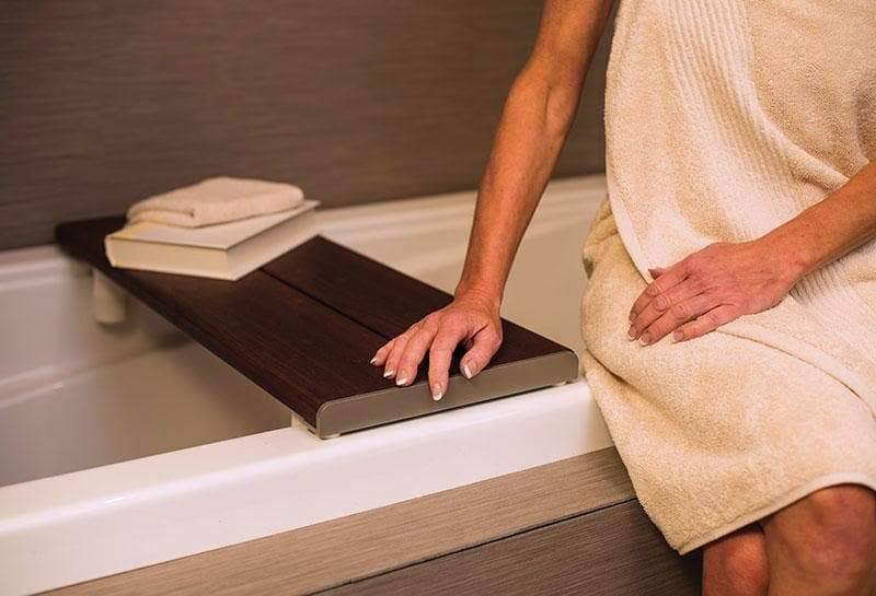 Matte Black Bath Bench U1917