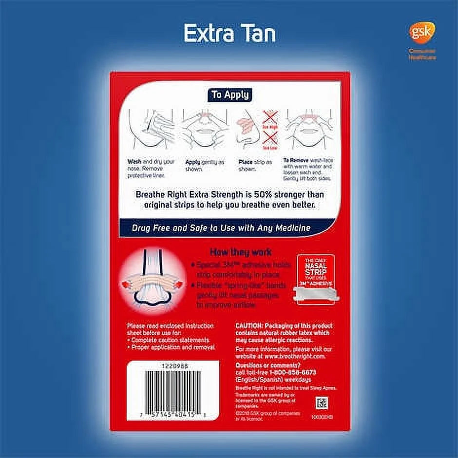 72 Tan Nasal Strips U309401