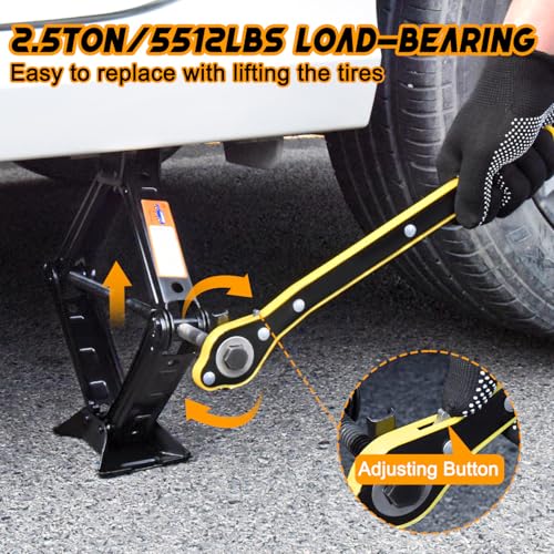 2 Ton Scissor Car Jack Kit with Lug Wrench M613831