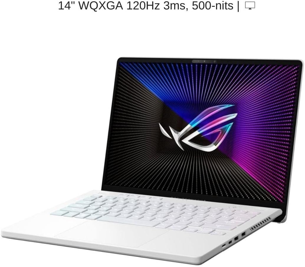 14" QHD Gaming Laptop, AMD Ryzen 9, 32GB DDR4, 2TB SSD, Windows 11 Home, White D61006