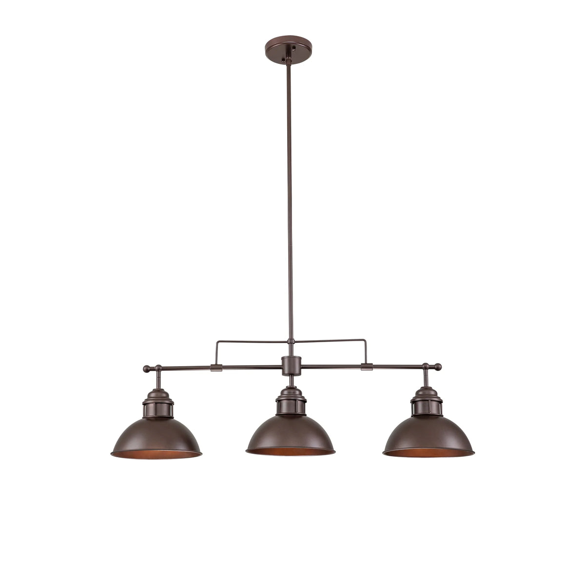 3-Light Kitchen Island Linear Industrial Pendant G155745