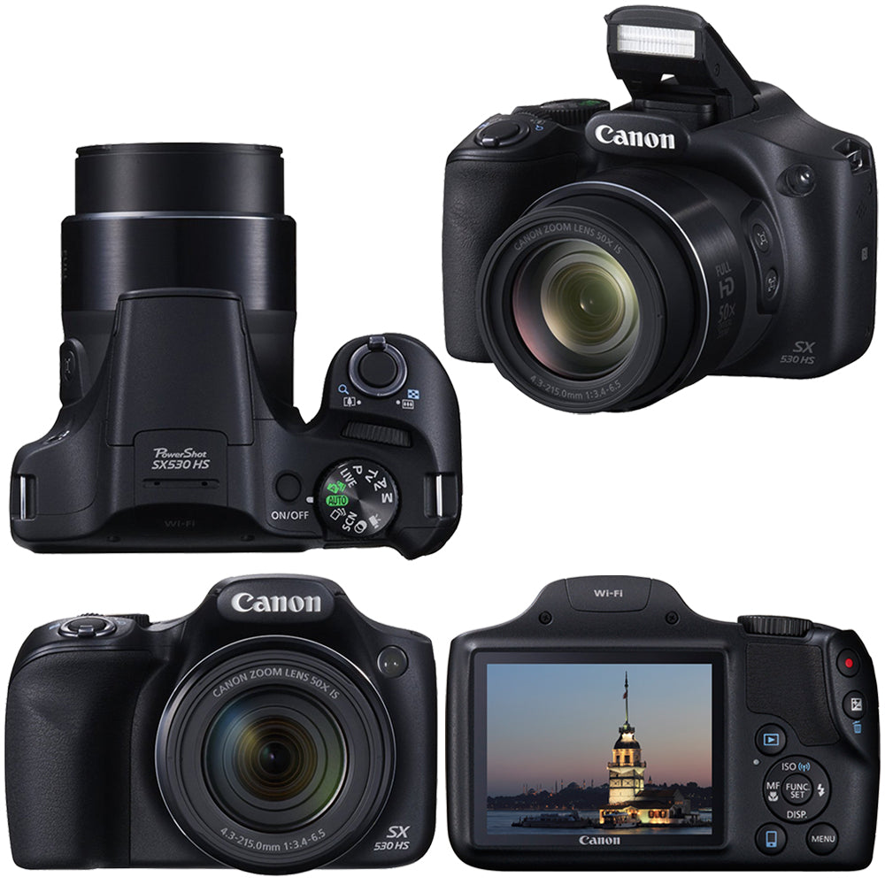 16.0 MP Digital Camera with 50x Zoom, Wi-Fi & 1080P Full HD Video B92068