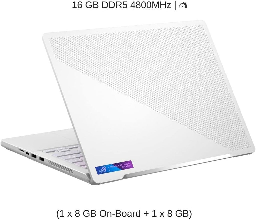 14" QHD Gaming Laptop, AMD Ryzen 9, 32GB DDR4, 2TB SSD, Windows 11 Home, White D61006