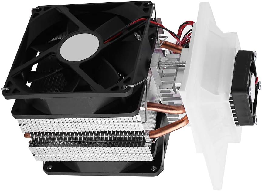12V Semiconductor Refrigeration Thermoelectric Peltier Air Cooling Dehumidification System Cooler Fan Kit 175x100x98 mm E639