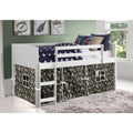 White Twin Tent Loft Bed U9485