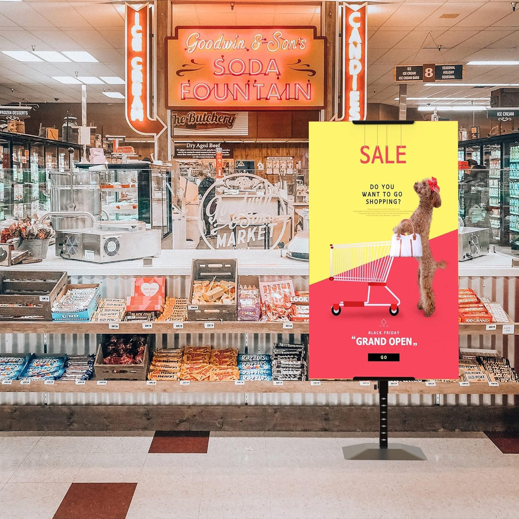 Poster Banner Stand with Scale Pole U564133