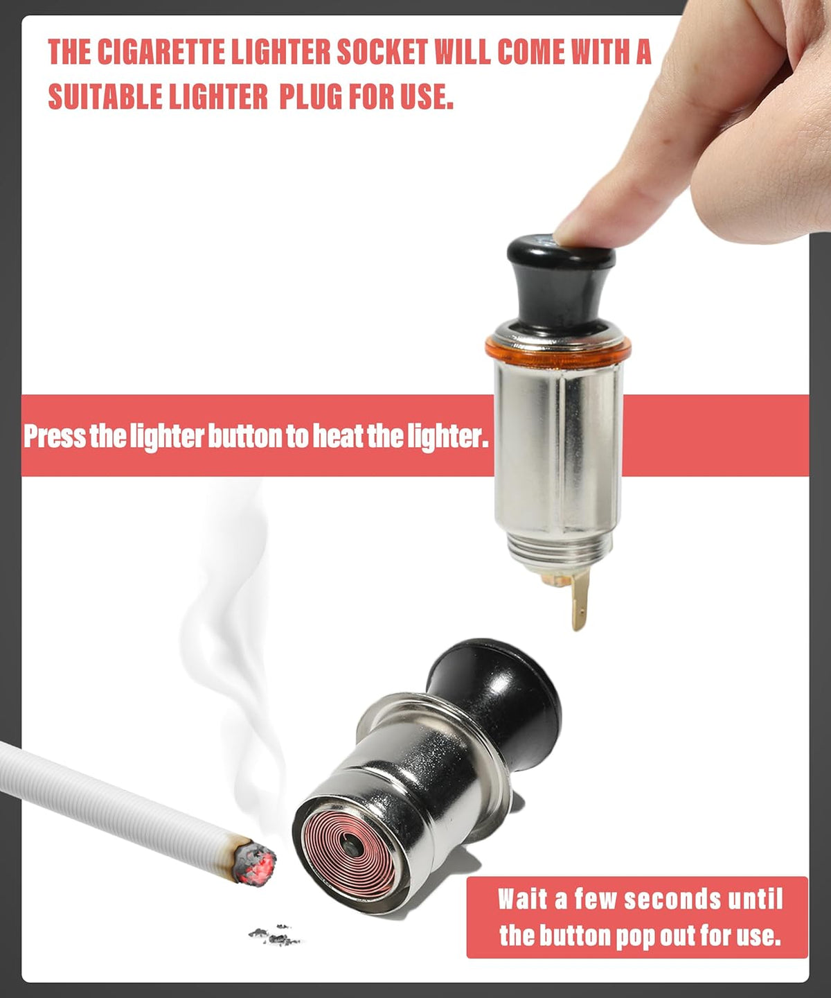 12V Car Cigarette Lighter with Cable R8530