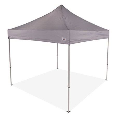 10x10 Pop Up Canopy Tent with Wheeled Roller Bag, White Q4380