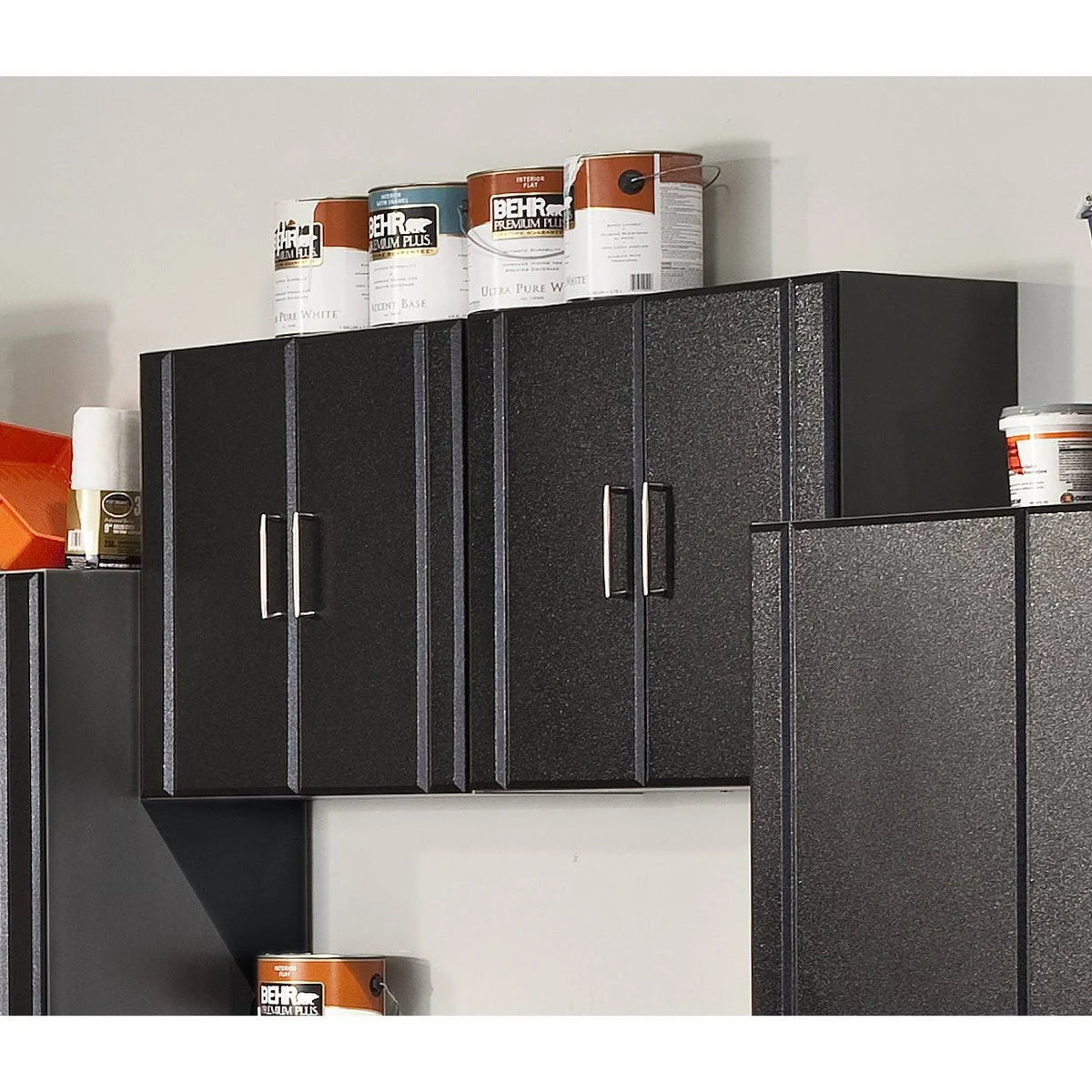 2 Door Wall Cabinet Black U66186