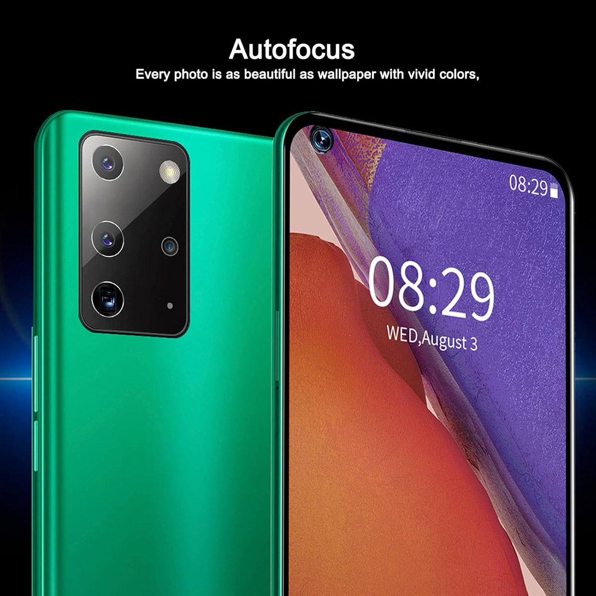 Unlocked Smartphone, 6.82'' Full Screen, 2+16G Dual Standby, Green Y17691