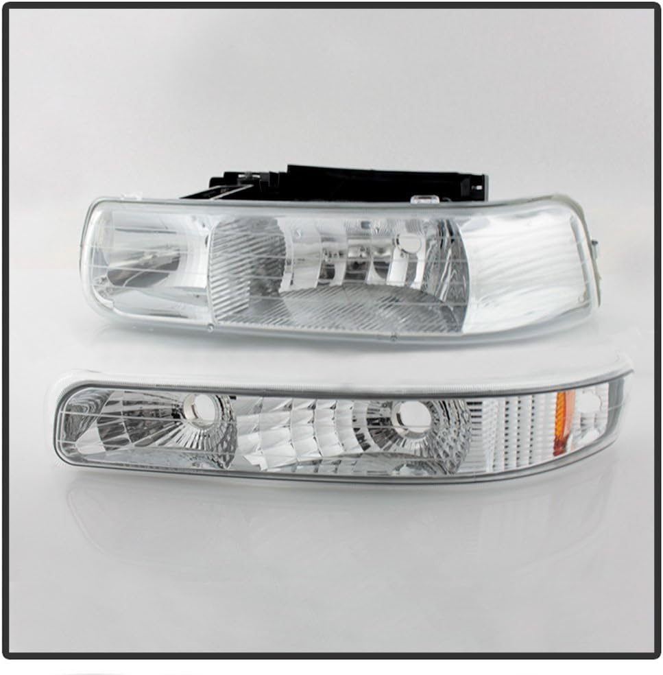 Clear Headlights with Amber Reflector U8364