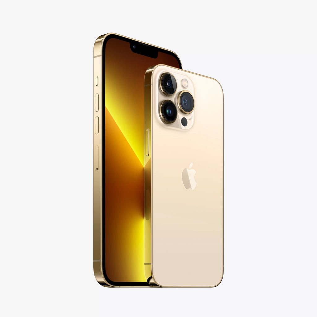 Gold 128GB iPhone 13 Pro Max Prepaid Smartphone Q884123